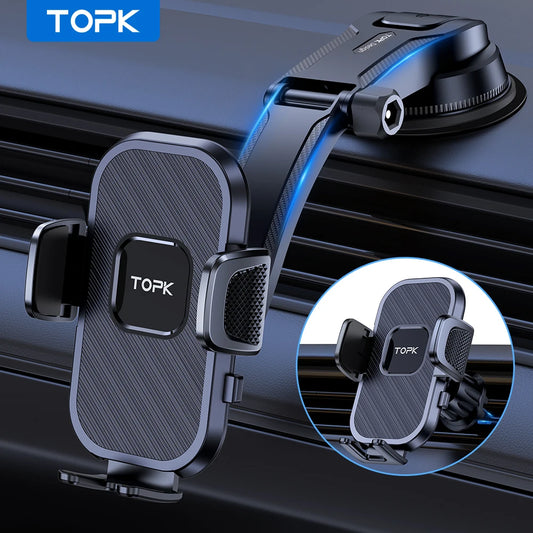 TOPK Auto Handyhalter Universal 360 Grad Drehung